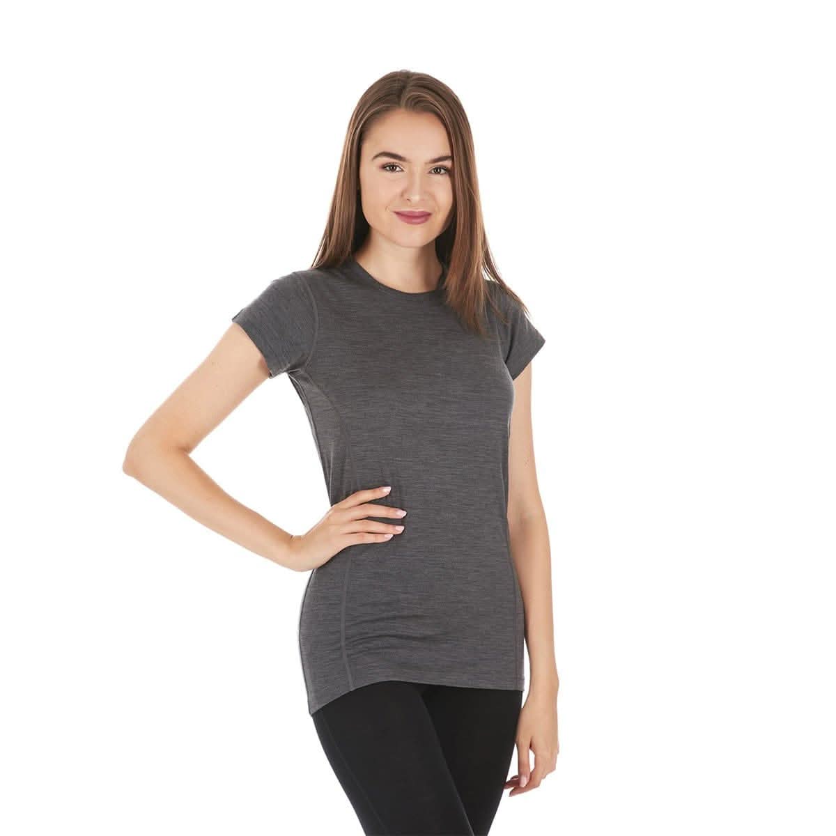 100% Merino Wool T-Shirt - Women's Lightweight Crew Top