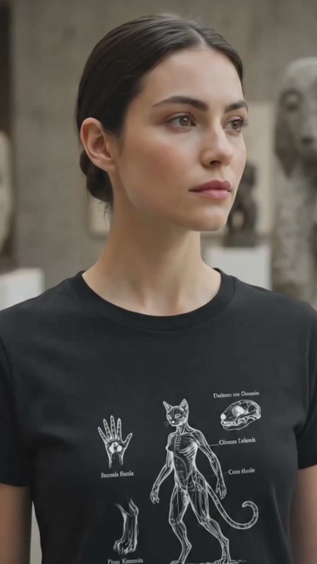 cat person t shirt video