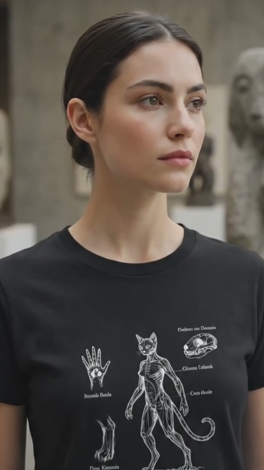 cat person t shirt video
