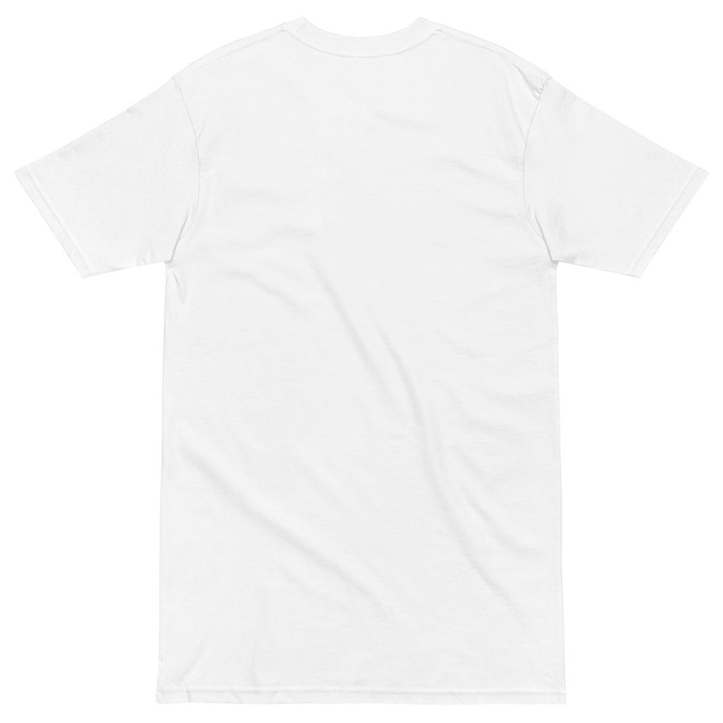 Plain white t-shirt on a white background